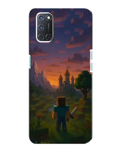 Чохол для OPPO A92 з картинкою «Стів біля вежі»