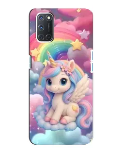Чехол для OPPO A92 с картинкой «Маленький единорог»