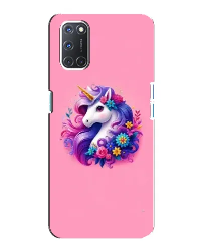 Чехол для OPPO A92 с картинкой «Сказочный единорог»