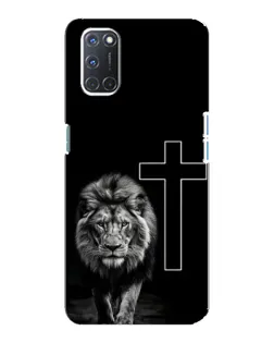 Чохол для OPPO A92 з картинкою «Лев та Хрест»