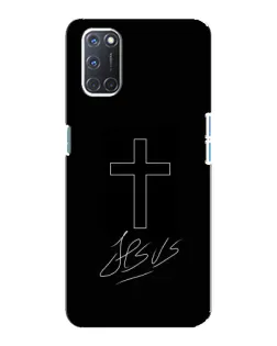 Чохол для OPPO A92 з картинкою «Графічний хрест Jesus» Чохол для OPPO A92 з картинкою «Графічний хрест Jesus»