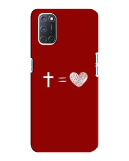 Чохол для OPPO A92 з картинкою «Рівняння любові» Чохол для OPPO A92 з картинкою «Рівняння любові»