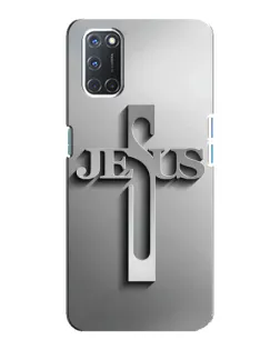 Чохол для OPPO A92 з картинкою «Металевий хрест Jesus» Чохол для OPPO A92 з картинкою «Металевий хрест Jesus»