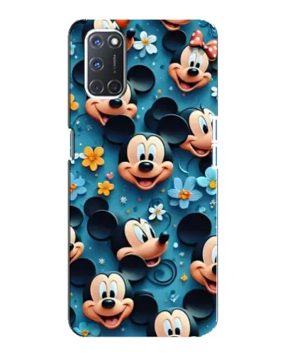 Чехол для OPPO A92 с картинкой «Паттерн Микки и Минни» Чехол для OPPO A92 с картинкой «Паттерн Микки и Минни»