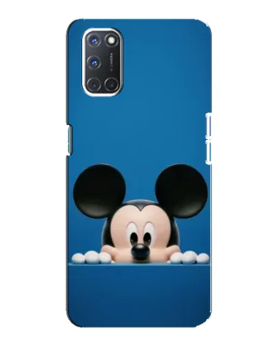 Чехол для OPPO A92 с картинкой «Микки выглядывает» Чехол для OPPO A92 с картинкой «Микки выглядывает»