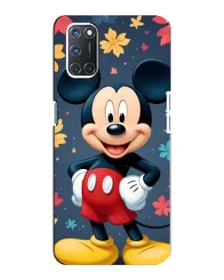 Чехол для OPPO A92 с картинкой «Осенний Mickey Mouse»