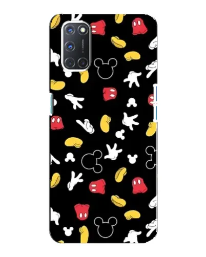 Чехол для OPPO A92 с картинкой «Графический принт лапок» Чехол для OPPO A92 с картинкой «Графический принт лапок»