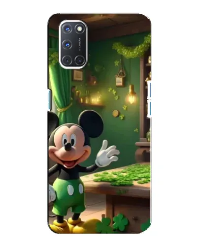 Чехол для OPPO A92 с картинкой «Микки в мастерской» Чехол для OPPO A92 с картинкой «Микки в мастерской»