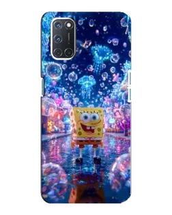 Чехол для OPPO A92 с картинкой «Неоновый океан»