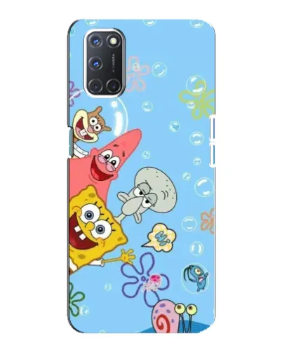 Чехол для OPPO A92 с картинкой «Веселые пузырьки»