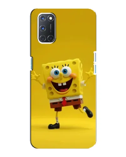 Чехол для OPPO A92 с картинкой «Позитивный Губка Боб»