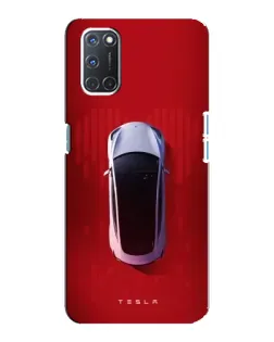 Чехол для OPPO A92 с картинкой «Tesla Top View» Чехол для OPPO A92 с картинкой «Tesla Top View»