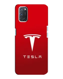 Чехол для OPPO A92 с картинкой «Tesla Red Classic» Чехол для OPPO A92 с картинкой «Tesla Red Classic»