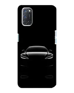 Чехол для OPPO A92 с картинкой «Силуэт Tesla Night» Чехол для OPPO A92 с картинкой «Силуэт Tesla Night»