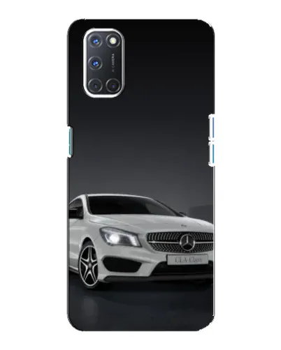 Чехол для OPPO A92 с картинкой «Mercedes AMG GT Silver»
