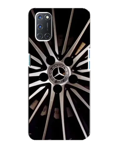 Чехол для OPPO A92 с картинкой «Диск Mercedes»