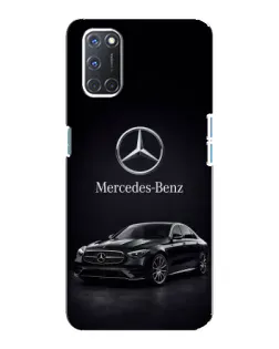 Чехол для OPPO A92 с картинкой «Mercedes — решетка радиатора»