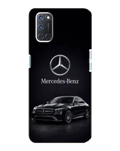 Чехол для OPPO A92 с картинкой «Mercedes — решетка радиатора»