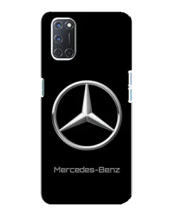 Чехол для OPPO A92 с картинкой «Mercedes Silver Logo»