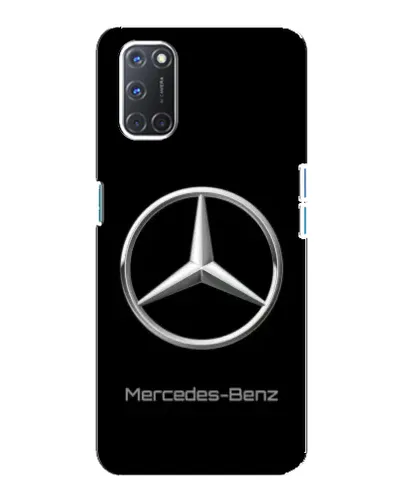 Чехол для OPPO A92 с картинкой «Mercedes Silver Logo»