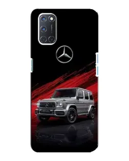 Чехол для OPPO A92 с картинкой «Mercedes G-Class красный»