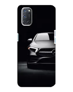 Чехол для OPPO A92 с картинкой «Свет фар Mercedes»