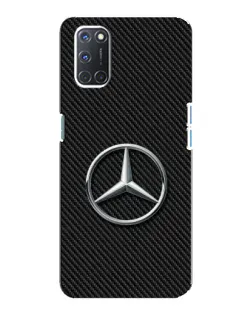 Чехол для OPPO A92 с картинкой «Карбоновый Mercedes стиль»