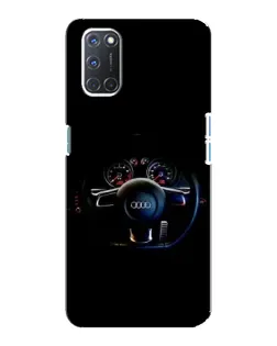 Чехол для OPPO A92 с картинкой «Салон Audi — руль» Чехол для OPPO A92 с картинкой «Салон Audi — руль»
