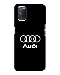 Чехол для OPPO A92 с картинкой «Классическое лого Audi» Чехол для OPPO A92 с картинкой «Классическое лого Audi»
