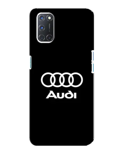 Чехол для OPPO A92 с картинкой «Классическое лого Audi»