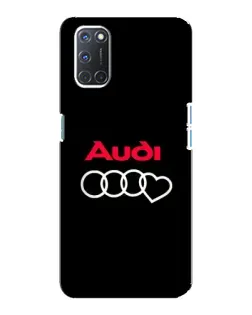 Чехол для OPPO A92 с картинкой «Логотип Audi Heart» Чехол для OPPO A92 с картинкой «Логотип Audi Heart»