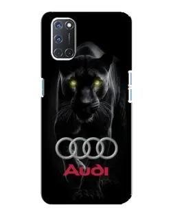 Чехол для OPPO A92 с картинкой «Пантера и Audi»