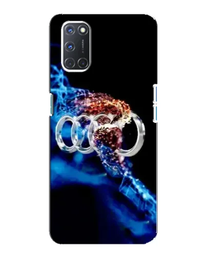 Чехол для OPPO A92 с картинкой «Энергия лого Audi»