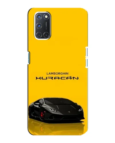 Чехол для OPPO A92 с картинкой «Lamborghini Huracan черный»