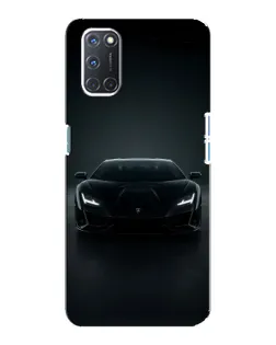 Чехол для OPPO A92 с картинкой «Черный Lamborghini Aventador» Чехол для OPPO A92 с картинкой «Черный Lamborghini Aventador»
