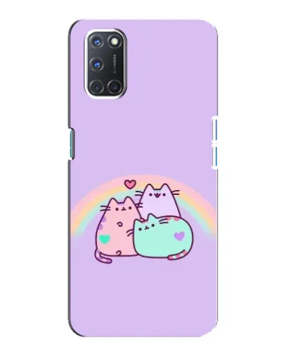 Чехол для OPPO A92 с картинкой «Радужные Пушины» Чехол для OPPO A92 с картинкой «Радужные Пушины»