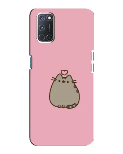 Чехол для OPPO A92 с картинкой «Pusheen сердце» Чехол для OPPO A92 с картинкой «Pusheen сердце»