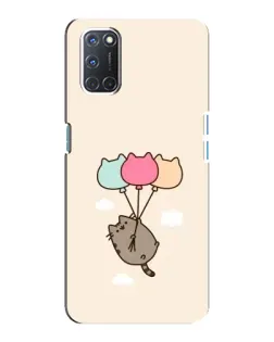 Чехол для OPPO A92 с картинкой «Пушин на шариках»