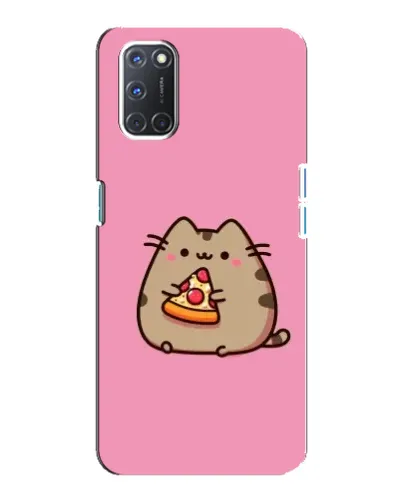 Чехол для OPPO A92 с картинкой «Пушин с пиццей» Чехол для OPPO A92 с картинкой «Пушин с пиццей»
