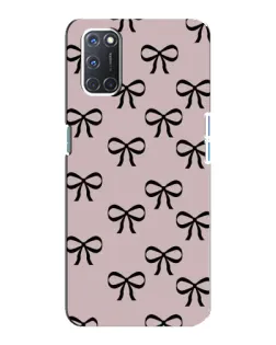 Чохол для OPPO A92 з картинкою «Чорні бантики»