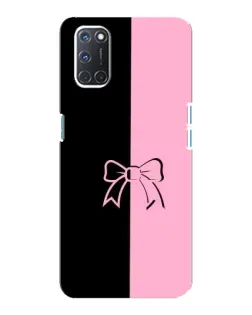 Чохол для OPPO A92 з картинкою «Половинки банту»