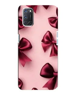 Чохол для OPPO A92 з картинкою «Бордовий атлас»