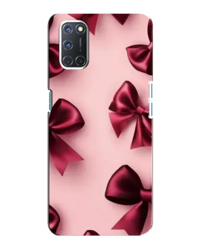 Чохол для OPPO A92 з картинкою «Бордовий атлас»