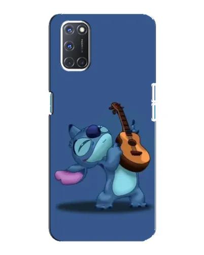 Чехол для OPPO A92 с картинкой «Стич с укулеле»