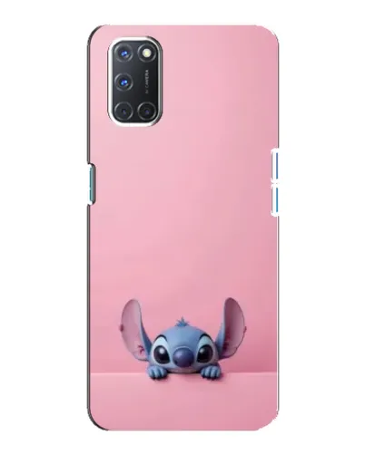 Чехол для OPPO A92 с картинкой «Stitch выглядывает»