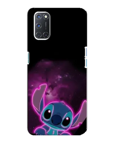 Чехол для OPPO A92 с картинкой «Неоновый Stitch»
