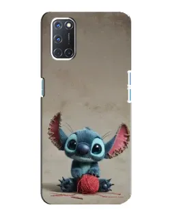 Чехол для OPPO A92 с картинкой «Стич на коричневом фоне» Чехол для OPPO A92 с картинкой «Стич на коричневом фоне»