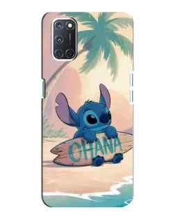 Чехол для OPPO A92 с картинкой «Стич на серфе» Чехол для OPPO A92 с картинкой «Стич на серфе»