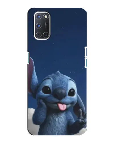 Чехол для OPPO A92 с картинкой «Стич в облаках»