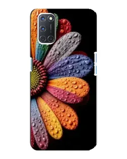 Чехол для OPPO A92 с картинкой «Радужный цветок»